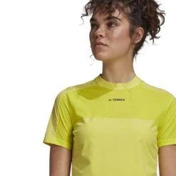 Adidas Terrex Zupahike Short Sleeve T-Shirt Green Women -Outdoor Outfit Store ad gm4803 004