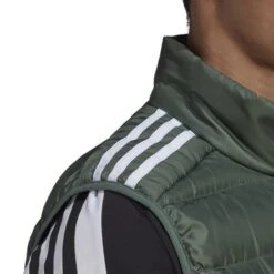 Adidas Essentials Gilet Green White -Outdoor Outfit Store ad hk4650 005