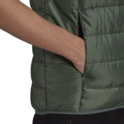 Adidas Essentials Gilet Green White -Outdoor Outfit Store ad hk4650 006