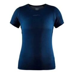 Craft Pro Dry Nanoweight Short Sleeve Baselayer Blue Women