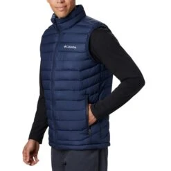 Columbia Powder Lite Vest Navy Blue -Outdoor Outfit Store cl 1748031 465 005