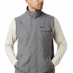 Columbia Silver Ridge II Vest Grey White Logo -Outdoor Outfit Store cl 1778663 023 3