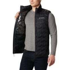 Columbia Delta Ridge Down Vest Black -Outdoor Outfit Store cl 1916061 010 004
