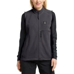 Haglöfs Malung Pile Vest Greyish Blue Women -Outdoor Outfit Store hg 605086 2at 003
