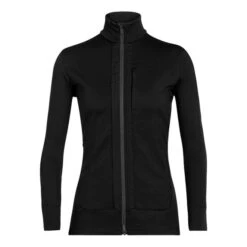 Sweatshirt Icebreaker Quantum III Full Zip Black Women