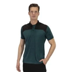 Joma Winner II Polo Green Black -Outdoor Outfit Store jma 101282.425 005