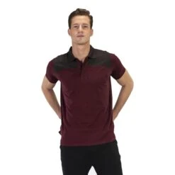 Joma Winner II Polo Maroon Black -Outdoor Outfit Store jma 101282.672 004