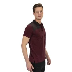 Joma Winner II Polo Maroon Black -Outdoor Outfit Store jma 101282.672 005