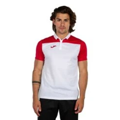 Joma Combi Polo White Red -Outdoor Outfit Store jma 101371.206 003