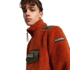 Napapijri T-Trentino Sweatshirt Orange -Outdoor Outfit Store nap na4fpaab1 008