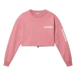 Napapijri B-Roen Cropped Sweatshirt Pink Women