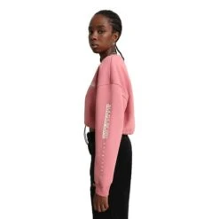 Napapijri B-Roen Cropped Sweatshirt Pink Women -Outdoor Outfit Store nap na4fs9pb1 003