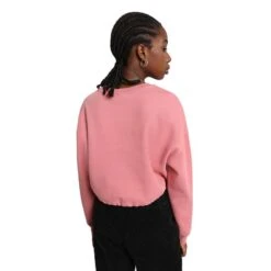 Napapijri B-Roen Cropped Sweatshirt Pink Women -Outdoor Outfit Store nap na4fs9pb1 004