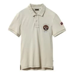 Napapijri Elice Short Sleeve Polo Beige