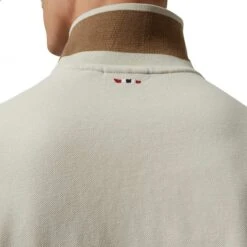 Napapijri Elice Short Sleeve Polo Beige -Outdoor Outfit Store nap np0a4e2oh36 006