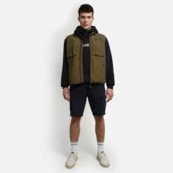 Napapijri Box 1 Hoodie Black White -Outdoor Outfit Store nap np0a4gbe176 004