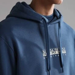 Napapijri Box 1 Hoodie Blue -Outdoor Outfit Store nap np0a4gbebs5 005