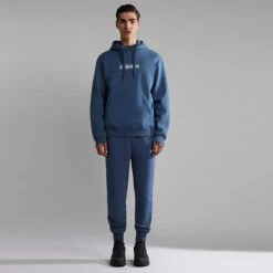 Napapijri Box 1 Hoodie Blue -Outdoor Outfit Store nap np0a4gbebs5 006