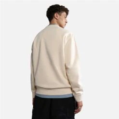 Napapijri Box Sweatshirt White Cream Orange -Outdoor Outfit Store nap np0a4gbfns51 005