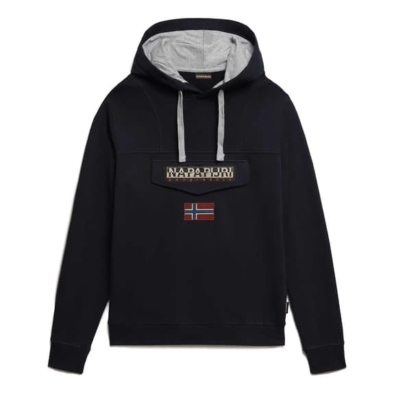 Napapijri Burgee Hoodie Navy Blue 1 Napapijri Burgee Hoodie Navy Blue
