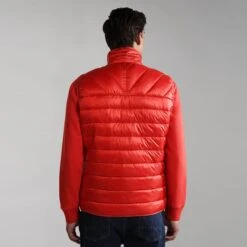 Napapijri Aerons 3 Gilet Red -Outdoor Outfit Store nap np0a4gjmrr9 005