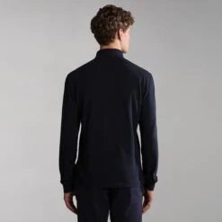 Napapijri Ayas 1 Long Sleeve Polo Shirt Navy Blue -Outdoor Outfit Store nap np0a4gjx176 004