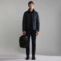 Napapijri Ayas 1 Long Sleeve Polo Shirt Navy Blue -Outdoor Outfit Store nap np0a4gjx176 006