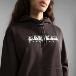 Napapijri Telemark Hoodie Dark Brown -Outdoor Outfit Store nap np0a4glvwa9 005