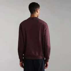 Napapijri Nynorsk Sweatshirt Maroon -Outdoor Outfit Store nap np0a4gp1re7 004