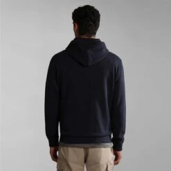Napapijri Guiro Full Zip Hoodie Dark Blue -Outdoor Outfit Store nap np0a4gzf1761 004