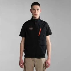 Napapijri Rionapo Vest Black Orange 8 Napapijri Rionapo Vest Black Orange -Outdoor Outfit Store nap np0a4h2q0411 003