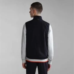 Napapijri Rionapo Gilet Navy Blue Orange -Outdoor Outfit Store nap np0a4h2q1761 005