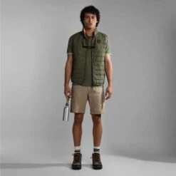 Napapijri Macas Short Sleeve Polo Shirt White Black Green -Outdoor Outfit Store nap np0a4h5zgae1 003