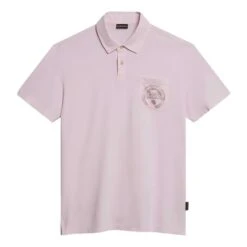 Napapijri Huilca Short Sleeve Polo Shirt Light Pink