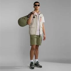 Napapijri Huilca Short Sleeve Polo Shirt Light Pink -Outdoor Outfit Store nap np0a4h7kp851 004