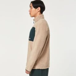 Oakley Mountain Fire Sweatshirt Beige Black -Outdoor Outfit Store ok foa403426 30w 003