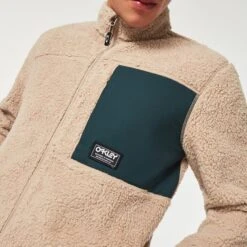 Oakley Mountain Fire Sweatshirt Beige Black -Outdoor Outfit Store ok foa403426 30w 005