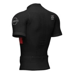 Compressport Trail Short Sleeve T-shirt Black Red -Outdoor Outfit Store po am00122b 990 006