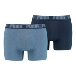 Puma Basic Boxer Shorts Blue Grey (2 Units)