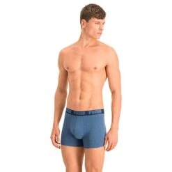 Puma Basic Boxer Shorts Blue Grey (2 Units) -Outdoor Outfit Store pum 521015001 037 004