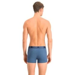 Puma Basic Boxer Shorts Blue Grey (2 Units) -Outdoor Outfit Store pum 521015001 037 005