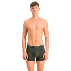 Puma Basic Boxer Shorts Grey (2 Units) -Outdoor Outfit Store pum 521015001 038 003