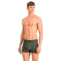 Puma Basic Boxer Shorts Grey (2 Units) -Outdoor Outfit Store pum 521015001 038 004