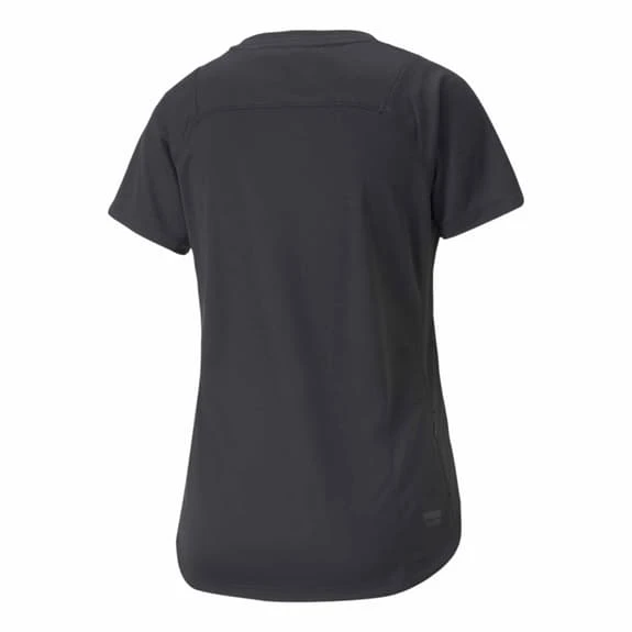 Puma Seasons Logo Short Sleeve T-Shirt Black Women 2 Puma Seasons Logo Short Sleeve T-Shirt Black Women - Image 2