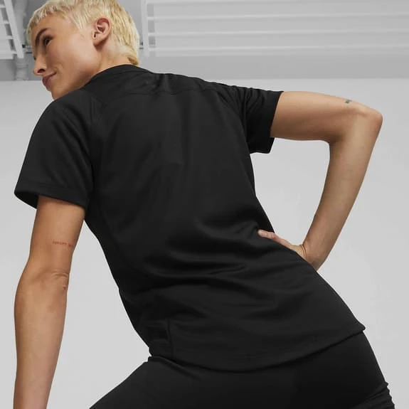 Puma Seasons Logo Short Sleeve T-Shirt Black Women 6 Puma Seasons Logo Short Sleeve T-Shirt Black Women - Image 6