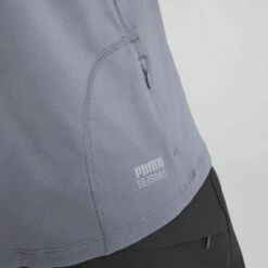 Puma Seasons CoolCELL Short Sleeve T-Shirt Grey -Outdoor Outfit Store pum 52325669 006