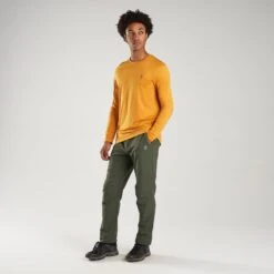 Reld Trentino Long Sleeve T-Shirt Ochre -Outdoor Outfit Store rld o004fw2201 04 004