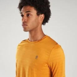 Reld Trentino Long Sleeve T-Shirt Ochre -Outdoor Outfit Store rld o004fw2201 04 006