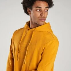Reld Pikes Large Logo Hoodie Ochre -Outdoor Outfit Store rld o583fw2201 04 006