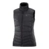 Salomon Transition Down Gilet Black Grey Print Women